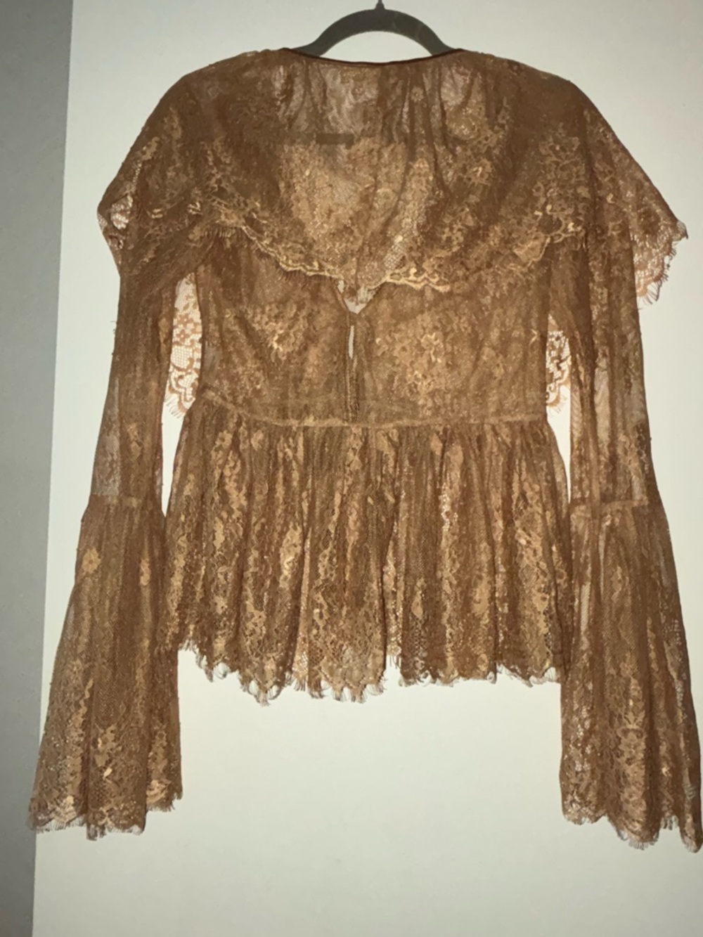NWT Free people X Nigel Preston Lace Edwardian Top  Regular $187 - Picture 3 of 6